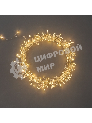 Гирлянда Neon-night роса Фейерверк с контроллером 20м, 500LED, цвет свечения теплый белый, на катушке