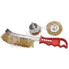 Набор щеток Matrix для дрели, 3 шт., 1 плоская, 65 мм, 50 мм 