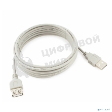 Кабель удлинит. USB2.0 Cablexpert CC-USB2-AMAF-10-N, AM/AF, медь, 3.0м, пакет