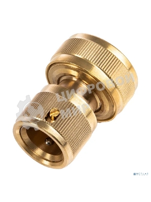 Коннектор для шланга латунный, быстросъемный, 3/4