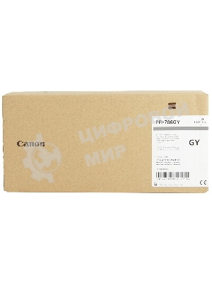 Картридж струйный Canon PFI-706 GY серый (700 мл) для Canon iPF8300S/8400/9400S/9400