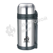 Термос Арктика 201-1200, 1,2 л, с ручкой + чашка, универсальная пробка, холод/тепло 20 ч