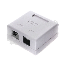 Розетка компьютерная NA-TA/1 RJ45+RJ11 кат.5e UTP внешняя 2 порта, 110&Krone