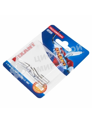 Соединительная гильза Rexant L-15 мм, 0.5-1.5 мм², ГМЛ (DIN) 1,5/BN1.25, в упак. 10 шт.