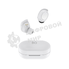Наушники TWS BQ BHS-05 белый, вкладыши, Bluetooth