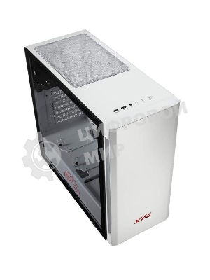 Компьютерный корпус XPG INVADER-WHITECOLOR BOXWORLDWIDE (ATX, подсветка ARGb, 2 вентилятора 120мм, стеклянная боковая панель,белый)