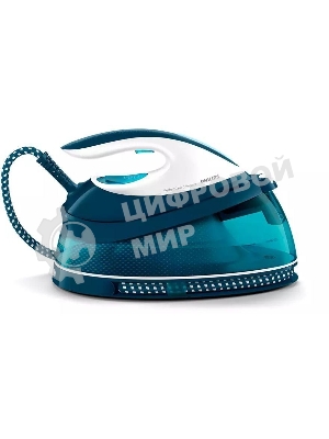 Парогенератор Philips 2400 Вт, удар 400 г, пар 120 г/мин, 6,5 бар, SteamGlide, OptimalTEMP, автоотключение