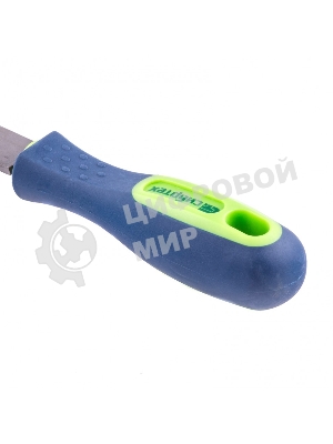 Напильник Сибртех, 150 мм плоский, двухкомпонентная рукоятка, №2