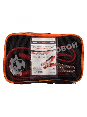 Провода стартовые Stels 55917 200 А, 2,3 м, сумка на молнии