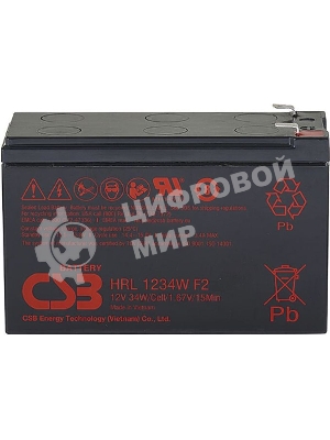 Батарея для ИБП CSB HRL 1234W (12V, 9Ah)