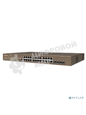 Коммутатор 24PORT 1000M POE 4SFP G5328P-24-410W IP-COM