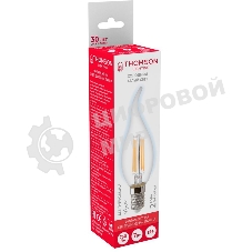 Лампа светодиодная Hiper THOMSON LED FILAMENT TAIL CANDLE 7W 750Lm E14 6500K