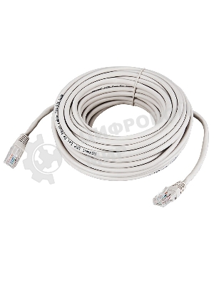 Коммутационный шнур Rexant Патч-корд UTP 5e кат. литой 15М серый