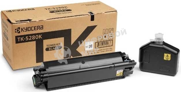Картридж лазерный Kyocera TK-5280K (1T02TW0NL0) черный для M6235cidn/M6635cidn/P6235cdn 13000 стр