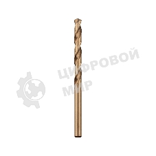 Сверло по металлу Kranz Кобальт 12 мм, сталь HSS-Co 5 % M35 P6M5K5 DIN 338