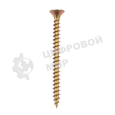 Саморез универсальный Kranz 4х50, желтый цинк, упаковка поставщика (6 000 шт.)