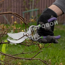 Секатор прямого реза Palisad 255 мм, цельнокованый, металлические обрезиненные рукоятки