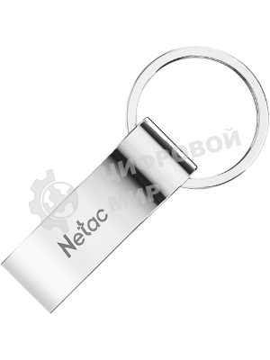 Флешка USB Netac U275 (NT03U275N-032G-20SL), 32Gb, USB 2.0, R/W 50/40, серебристый