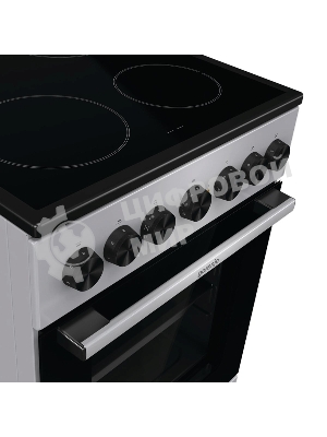 Плита электрическая Gorenje GEC5B41SG серый, конфорок 4 шт, духовка 62 л, 50 см x 85 см x 59.4 см