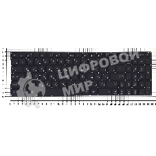 Клавиатура для ноутбука Asus Q552 черная с подсветкой