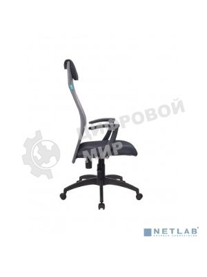 Кресло руководителя Бюрократ KB-8N/DG/TW-12 серый TW-04 TW-12 сетка