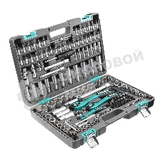 Набор инструментов Stels 141141/4'' 3/8'' 1/2'' cr-v s2 усиленный кейс 151 предм.