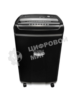 Шредер ГЕЛЕОС УМ35-4 (DIN P-4) фрагмент 3,9x30мм, 26 листов (70гр./м²), 35 литров, Уничт.скобы,скрепки,пл.карты,CD. TouchGuard.JamFree.ECO