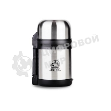 Термос Арктика 0,8 л, универсальная пробка, с ручкой + чашка, холод/тепло 18 ч, 201-800