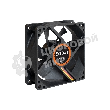 Вентилятор для корпуса ExeGate EX08025S3P черный, 80 мм, 2200 об/мин, 22.5 дБ, 3 pin