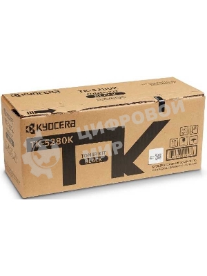 Картридж лазерный Kyocera TK-5280K (1T02TW0NL0) черный для M6235cidn/M6635cidn/P6235cdn 13000 стр
