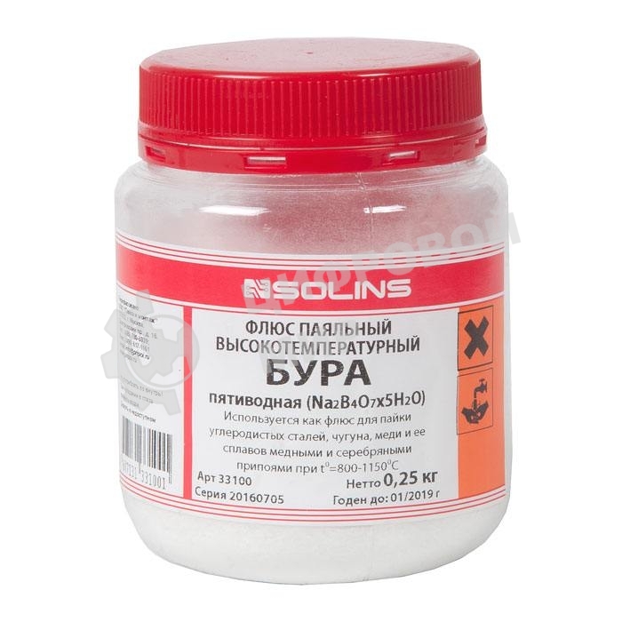 Флюс БУРА 5-водная, ПП - 0,25 кг