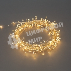 Гирлянда Neon-night роса Фейерверк с контроллером 20м, 500LED, цвет свечения теплый белый, на катушке