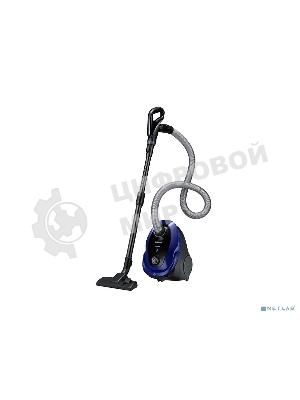 Пылесос Samsung VC20M251AWB синий, 460/2000 Вт, уборка сухая, пылесборник мешок 2.5 л