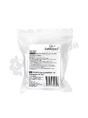 Розетка компьютерная NA-TA/1 RJ45+RJ11 кат.5e UTP внешняя 2 порта, 110&Krone