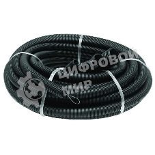 Труба гофрированная ПНД d20 мм с протяжкой черный (100 м) Ruvinil 22001