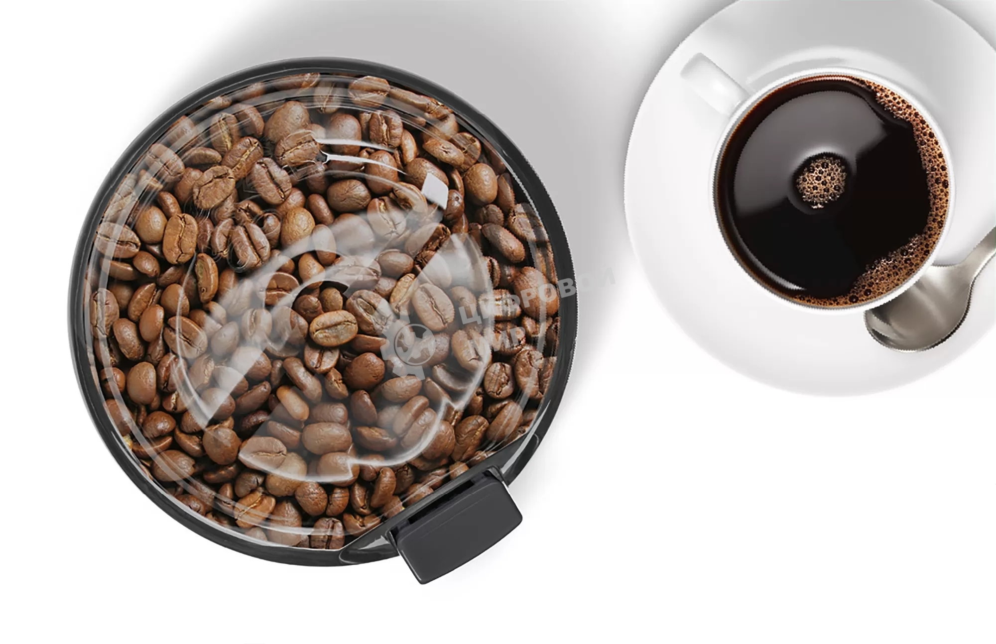 Кофемолка Bosch TSM6A011W 180Вт сист.помол.:ротац.нож вместим.:75гр белый