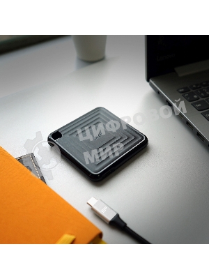 Внешний SSD 2TB Silicon Power PC60, External, USB 3.2 Type-C R/W - 540/500 MB/s черный
