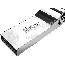 Флешка USB Netac U275 (NT03U275N-032G-20SL), 32Gb, USB 2.0, R/W 50/40, серебристый