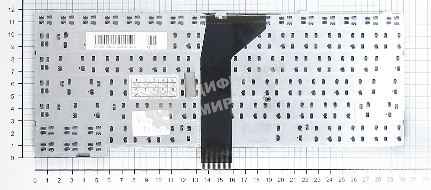 Клавиатура для ноутбука Samsung G10 G15, черная