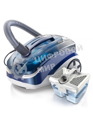 Моющий пылесос Thomas TWIN XT 788565, черный/синий, 325/1700 Вт, уборка влажная/сухая/сбор жидкости, пылесборник контейнер 2.6 л