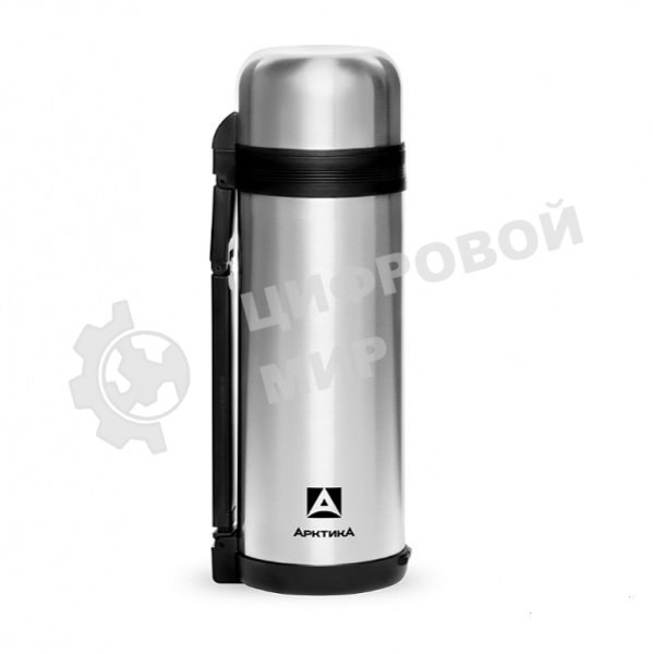 Термос Арктика, 201-1800, универсальная пробка, 1,8 л, с ручкой + чашка, холод/тепло 28 ч