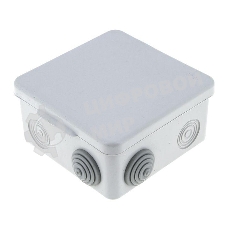 Коробка распаячная КМР-030-014 наружная с крышкой 100х100х55 АБС 8 мембранных вводов IP54 EKF plc-kmr-030-014