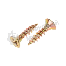 Саморез универсальный Kranz 3.5х16, желтый цинк, короб (200 шт./уп.)