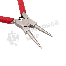 Щипцы для стопорных колец Rexant загнутый сжим 160 мм, обливные рукоятки