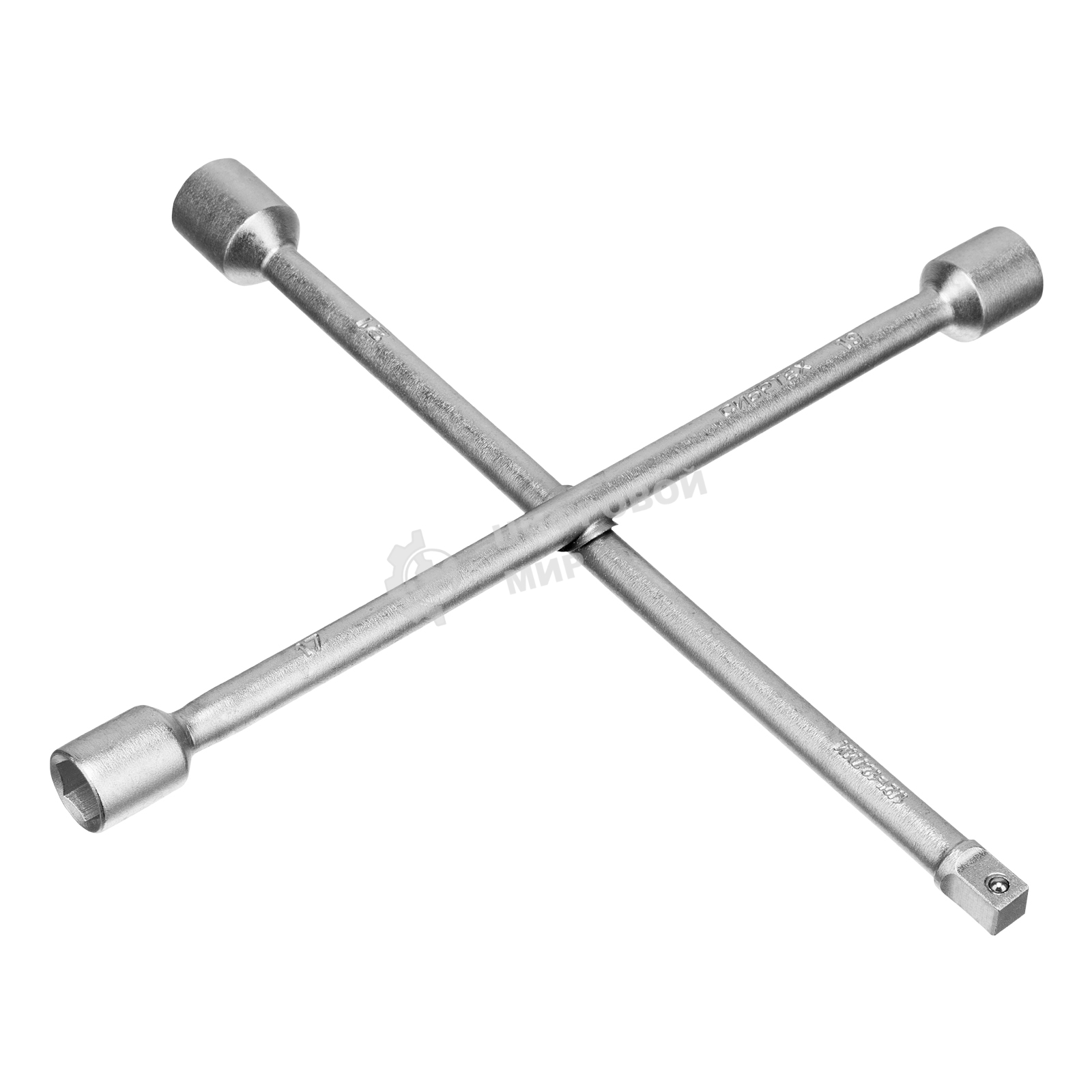 Ключ-крест баллонный Сибртех, 17 х 19 х 21 мм, под квадрат 1/2