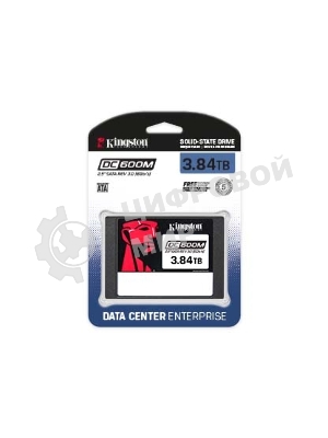Накопитель SSD Kingston SSD DC600M, 3840Gb, SATA III, 2.5
