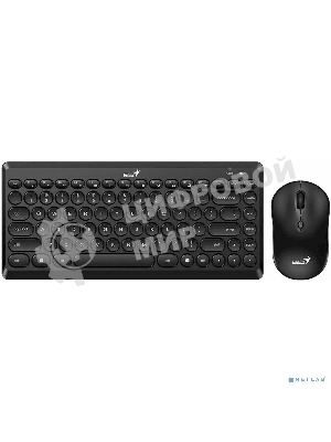 Комплект клавиатура+мышь Genius Luxemate Q8000 беспроводной, USB, 1600 DPI, чёрный