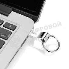 Флешка USB Netac U275 (NT03U275N-032G-20SL), 32Gb, USB 2.0, R/W 50/40, серебристый