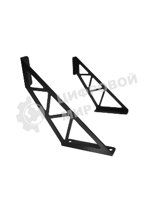 Кронштейн Rexant в стиле лофт для крепления полок, настенный, черный