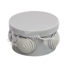 Коробка распаячная КМР-040-038 наружная с крышкой 65х40 АБС 4 мембранных ввода IP54 EKF plc-kmr-040-038